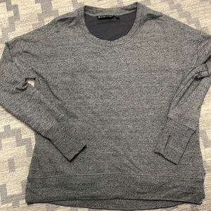 Heathered Gray Athleta Sweatshirt